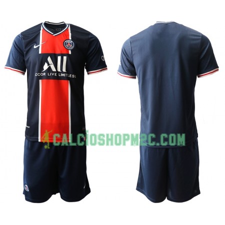 Paris Saint Germain Bambino Maglia Prima 2020/2021 Manica Corta (+ Pantaloncini)